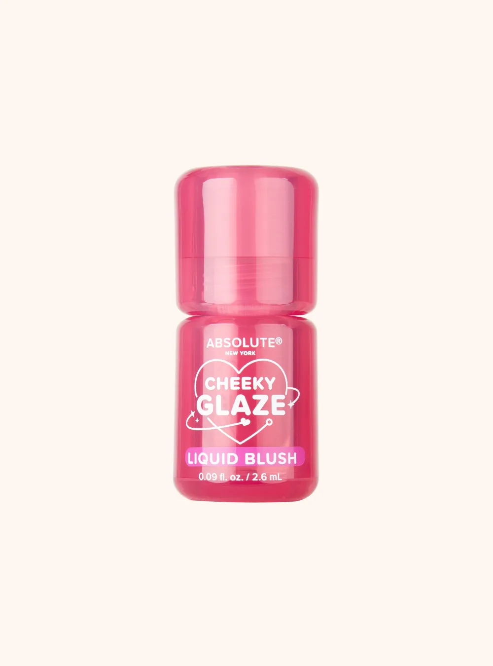 Cheeky Glaze Liquid Blush Absolute New York, blush liquide lèvres et joues