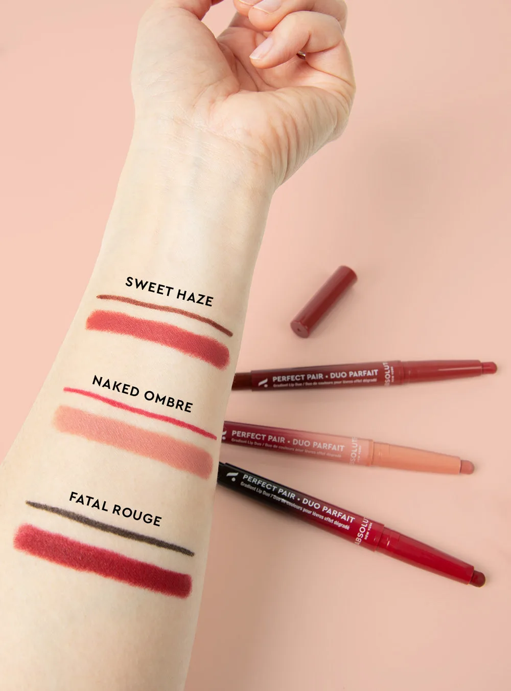 Absolute New York Perfect Pair Lip Duo – Rouge à Lèvres & Crayon – Image 2