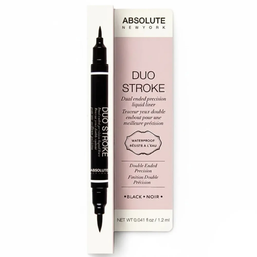 Liquid Liner Duo Stroke Absolute New York, eyeliner liquide double pointe