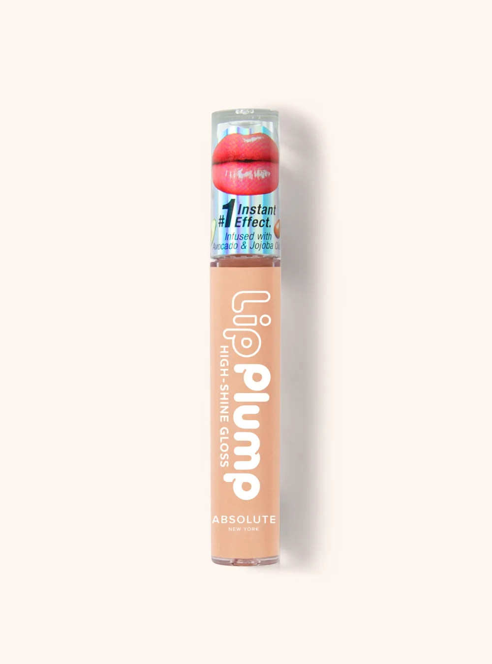 Lip Plump High-Shine Gloss Absolute New York, gloss repulpant brillant