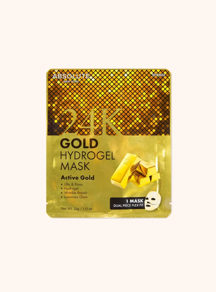 Absolute New York 24k Gold Hydrogel Mask – Masque Hydrogel à l’Or