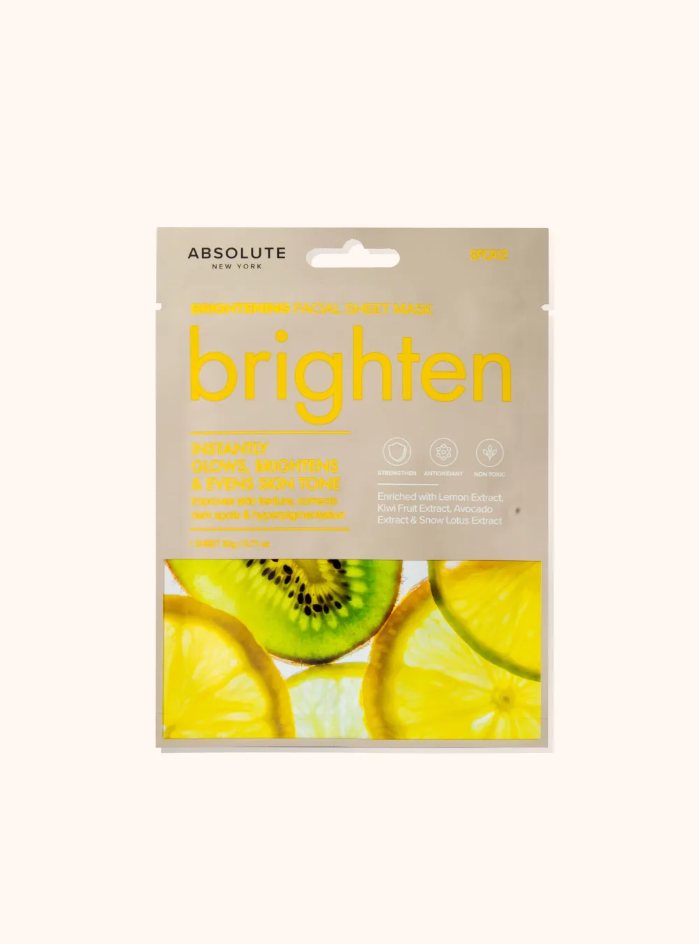 Absolute New York Facial Sheet Mask – Masque en Tissu Visage – Image 5