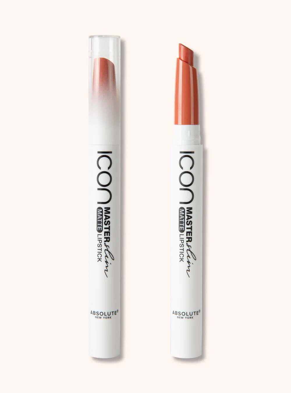 Master Slim Matte Lipstick Absolute New York teinte Soft Coral, corail adouci