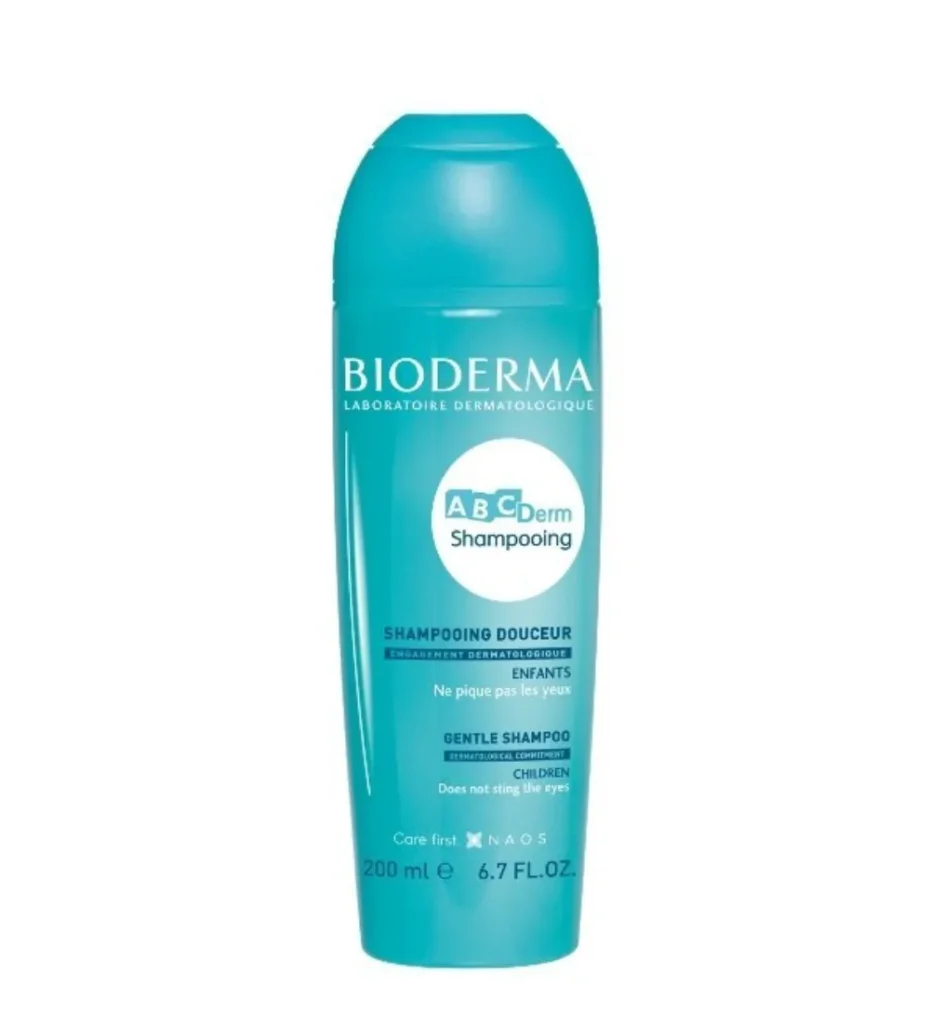 ABCDerm Shampooing 200 ml, shampooing doux pour les cheveux fins de bebe, disponible sur uPara Maroc