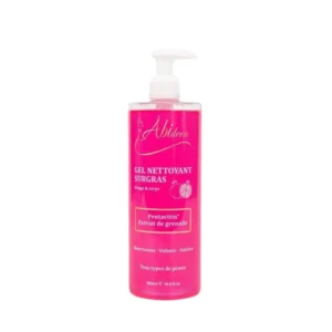 Abiderm Gel Nettoyant Surgras 500 ml, gel lavant sans savon au pH physiologique pour peaux sèches, disponible sur uPara Maroc