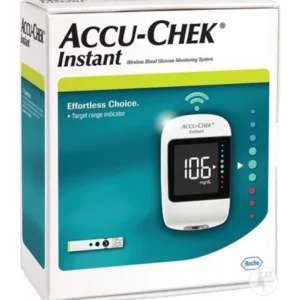 Accu-Chek Instant kit, lecteur de glycemie et accessoires pour autosurveillance du diabete, disponible sur uPara Maroc