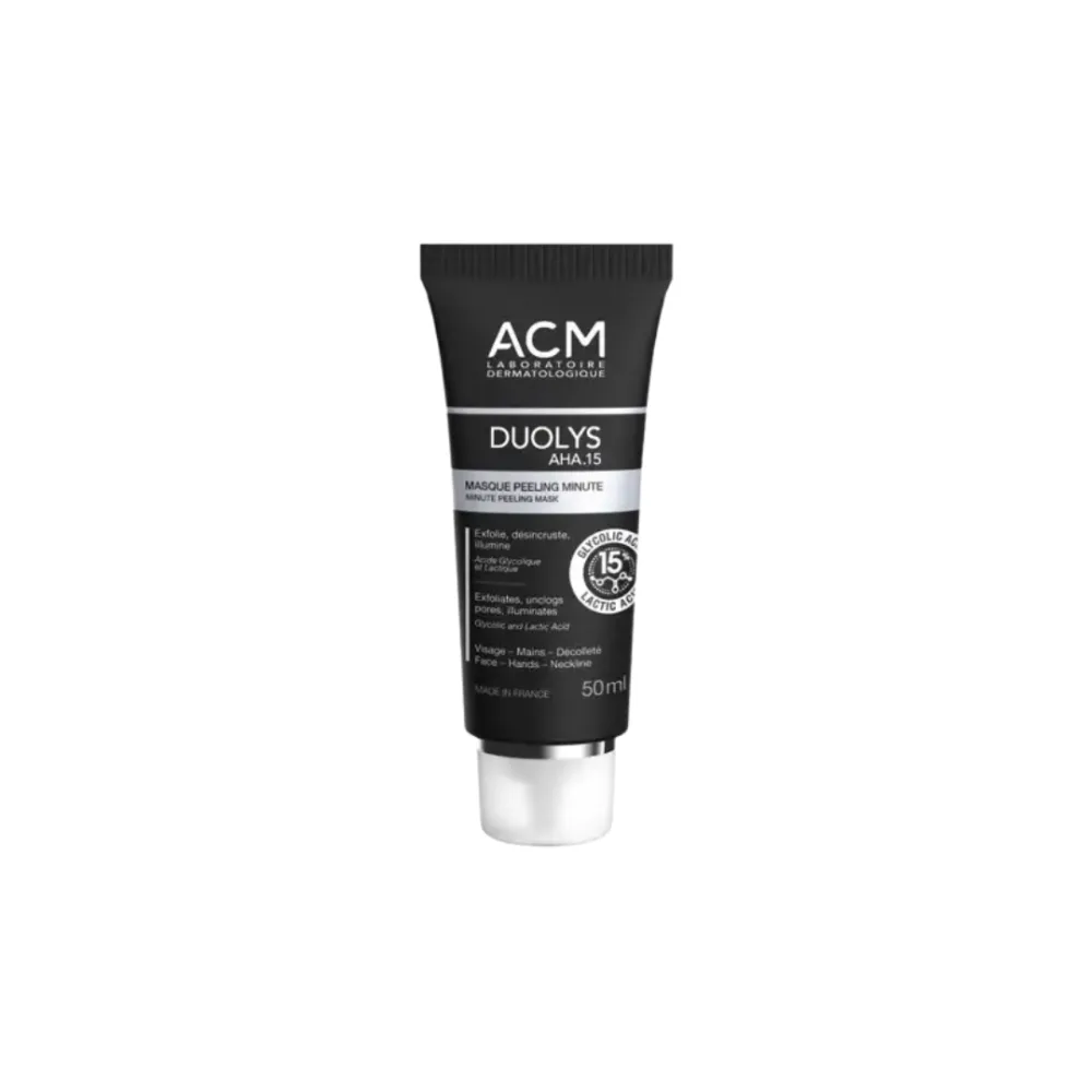 ACM Duolys AHA.15 Masque Peeling Minute 50 ml, masque peau visage, disponible sur uPara Maroc