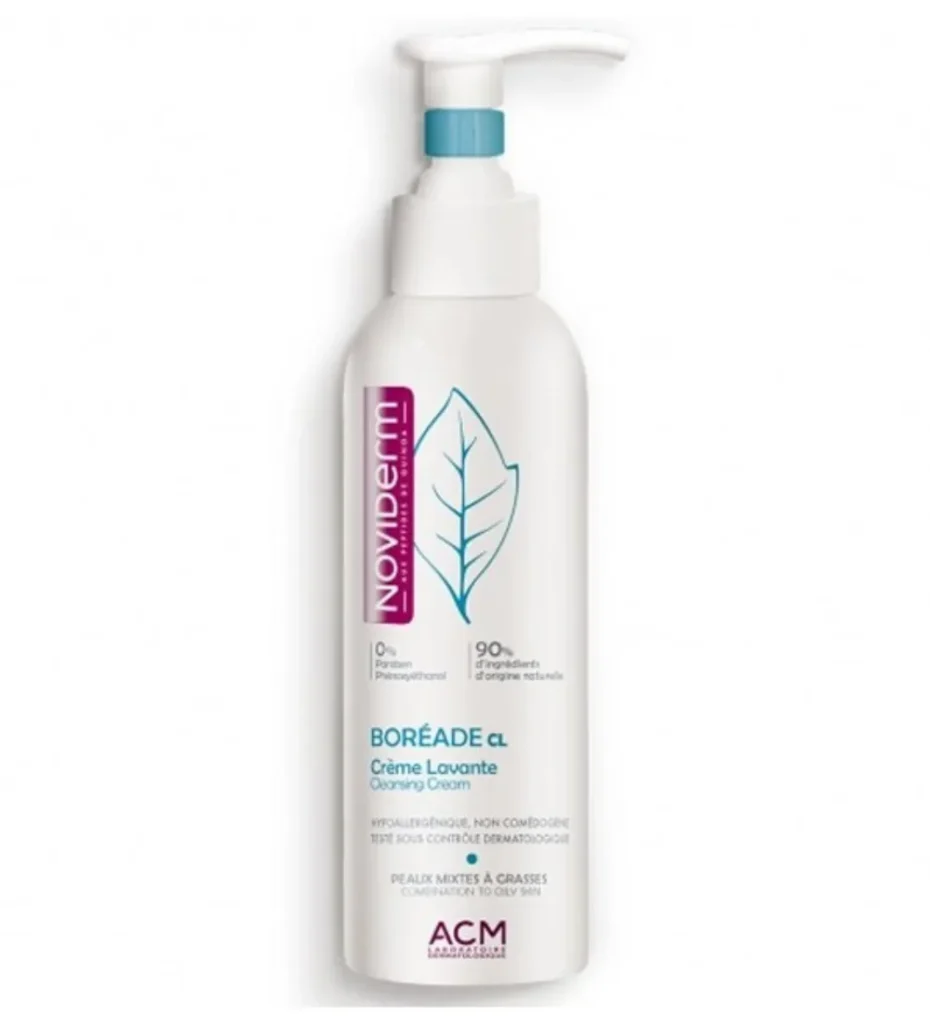 ACM Noviderm Boréade CL Crème lavante – 200 ml, nettoyant visage, disponible sur uPara Maroc