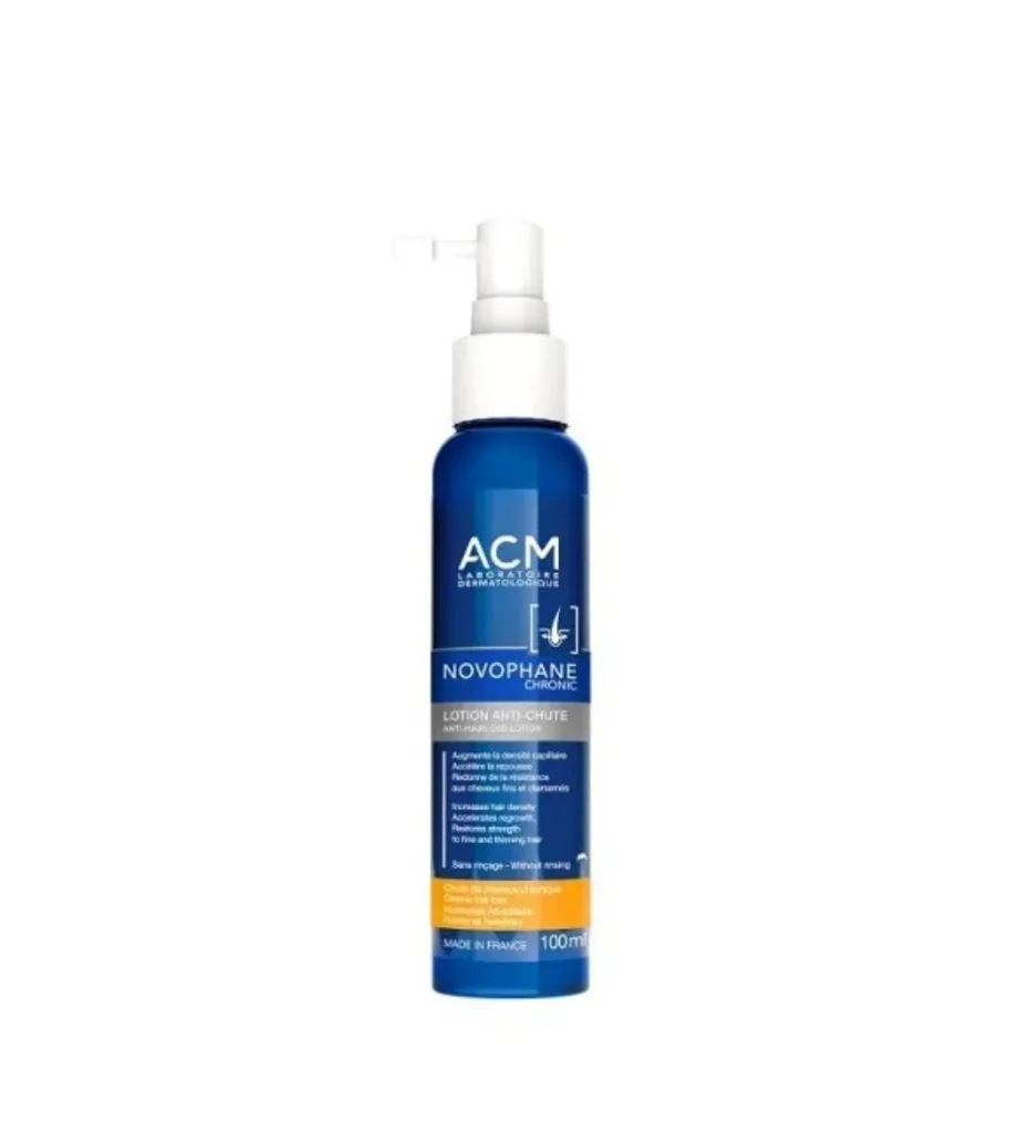 ACM NOVOPHANE CHRONIC LOTION ANTI-CHUTE 100ML, chute de cheveux : produits & traitements, disponible sur uPara Maroc