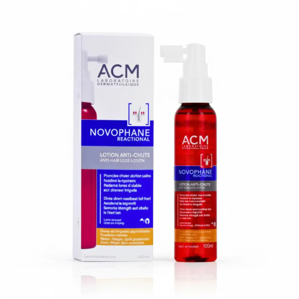 novophane reactional lotion anti-chute ACM 100 ml, soin du cuir chevelu disponible sur uPara Maroc