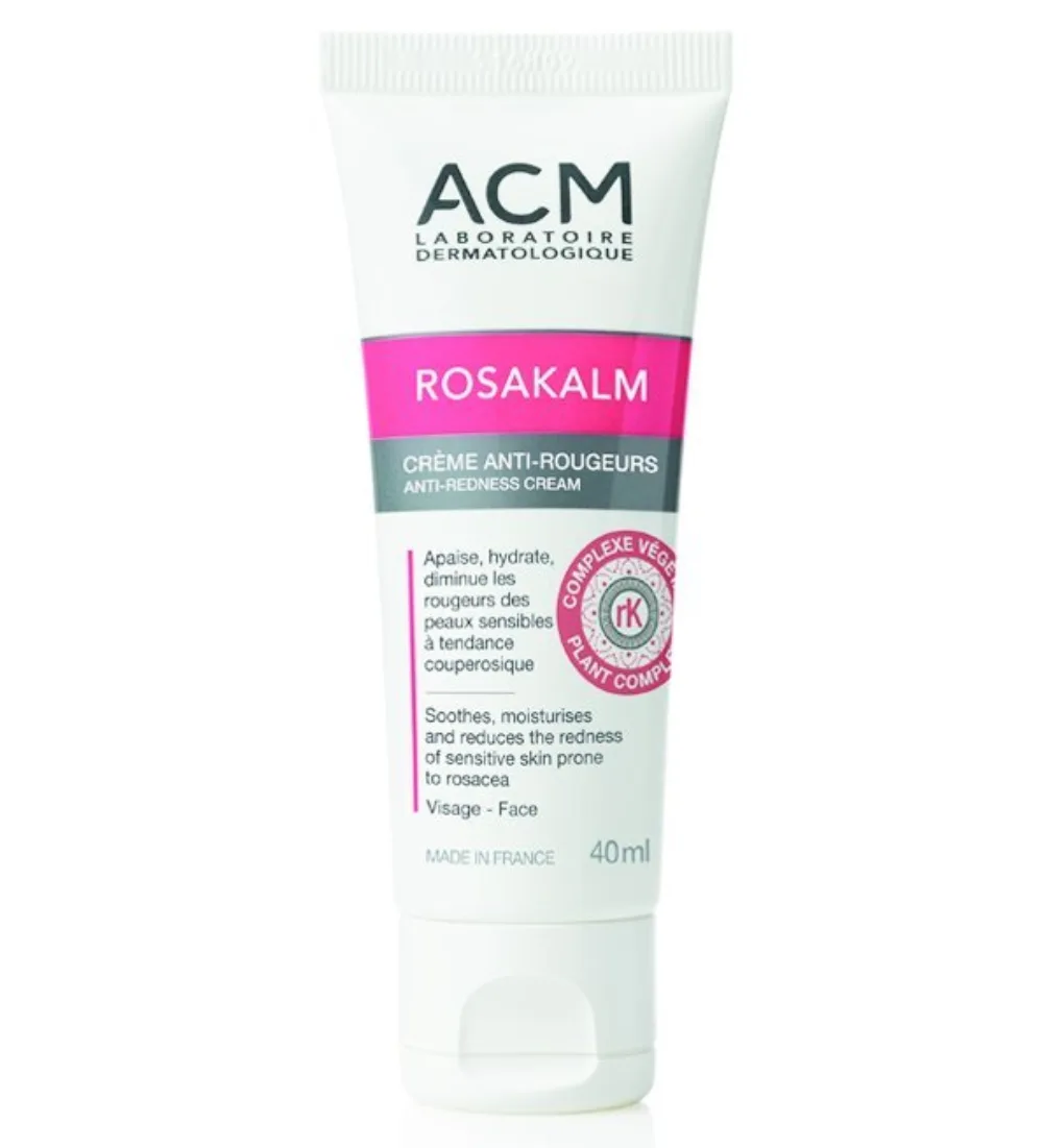 rosakalm creme anti rougeurs ACM 40 ml, soin visage pour peaux réactives, disponible sur uPara Maroc