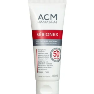 ACM Sébionex Gel Spf 50+ – 40 ml, crèmes solaires & après soleil, disponible sur uPara Maroc