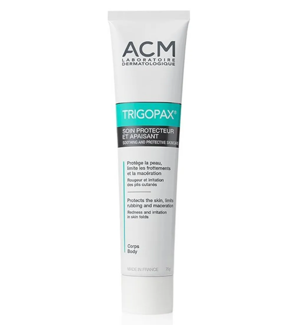 trigopax soin protecteur apaisant ACM en tube de 30 ml pour les rougeurs et irritations des plis, disponible sur uPara Maroc