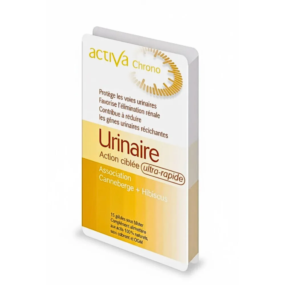 Activa Chrono Urinaire 15 Gelules, compléments alimentaires, disponible sur uPara Maroc