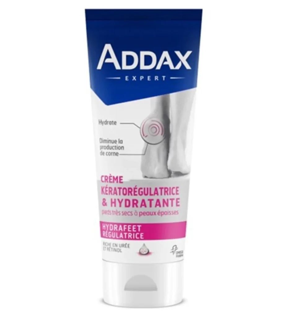 Addax Crème kératorégulatrice et hydratante pieds – 100 ml, réparation pieds, disponible sur uPara Maroc