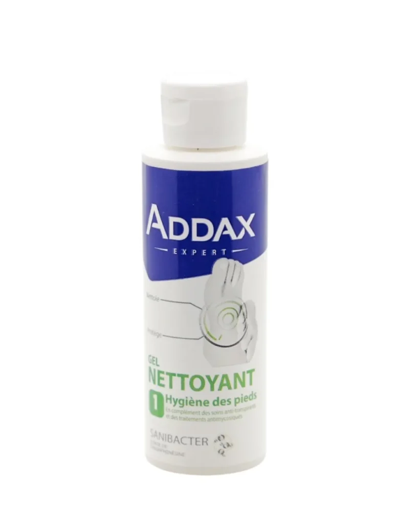 Addax Sanibacter 125ml, soin pieds, disponible sur uPara Maroc