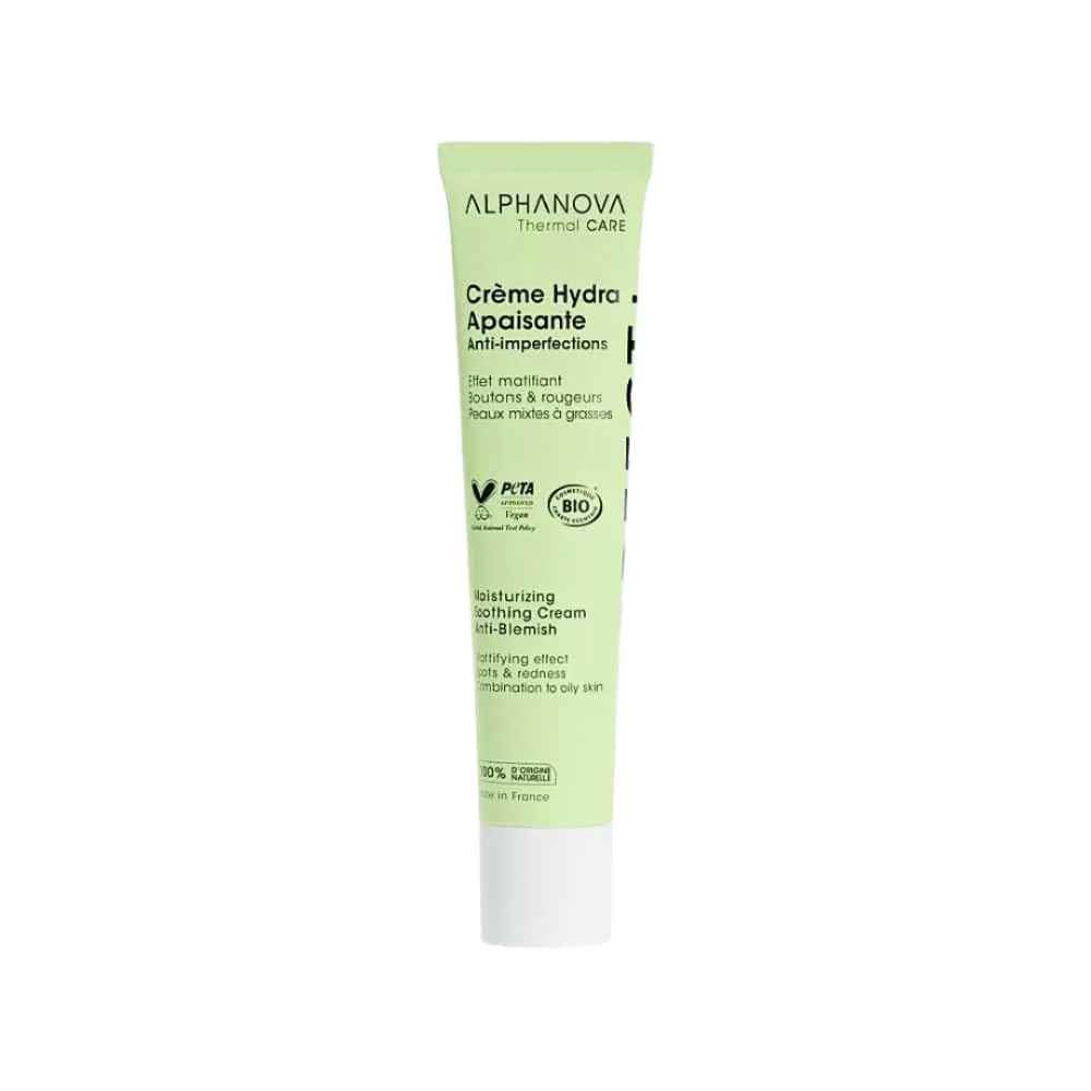 Alphanova Creme Hydra Apaisant 40ml, hydratant visage, disponible sur uPara Maroc