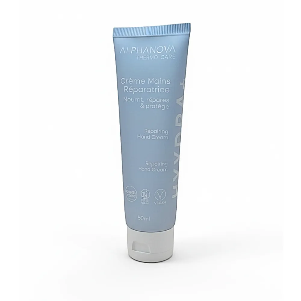 Alphanova Hydra+ Creme Mains Reparatrice 50ml, soin mains, disponible sur uPara Maroc