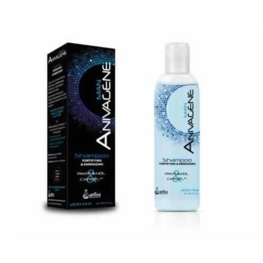 Flacon Anivagene 200 ml de shampoing anti chute cheveux pour homme, disponible sur uPara Maroc