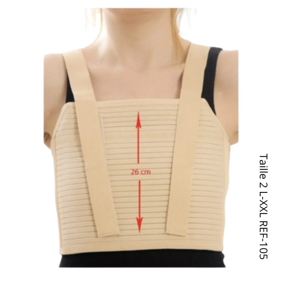 ANNAFIX Ceinture Thoracique Taille 2 L-XXL REF-105, matériel médical et accessoires, disponible sur uPara Maroc