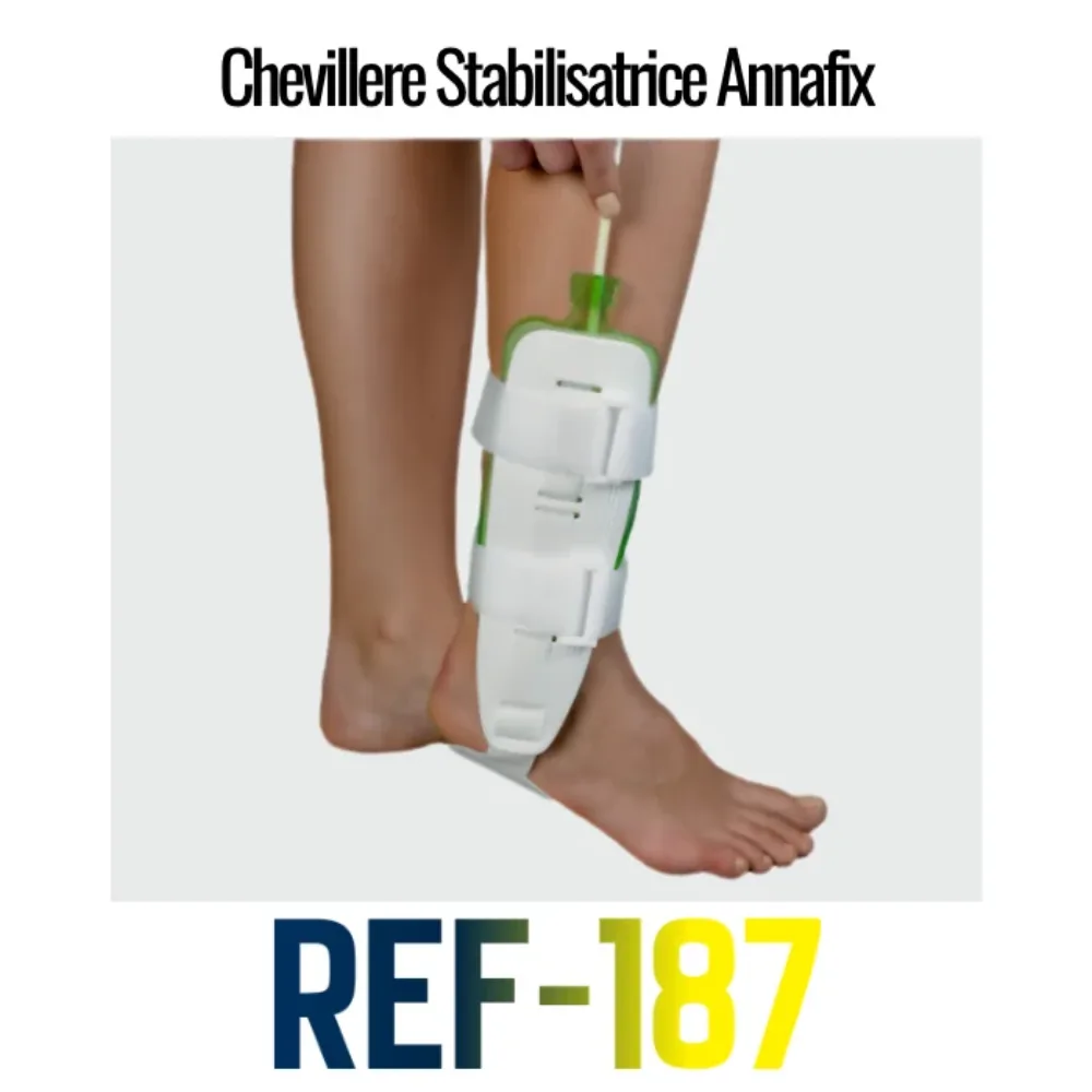 Chevillere stabilisatrice ref 187 ANNAFIX, orthèse de maintien de la cheville, disponible sur uPara Maroc