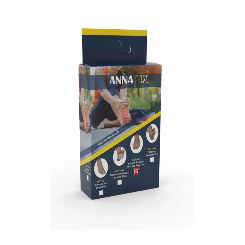 protection halux valgus ref 206 Annafix, orthèse souple pour oignon du pied, disponible sur uPara Maroc