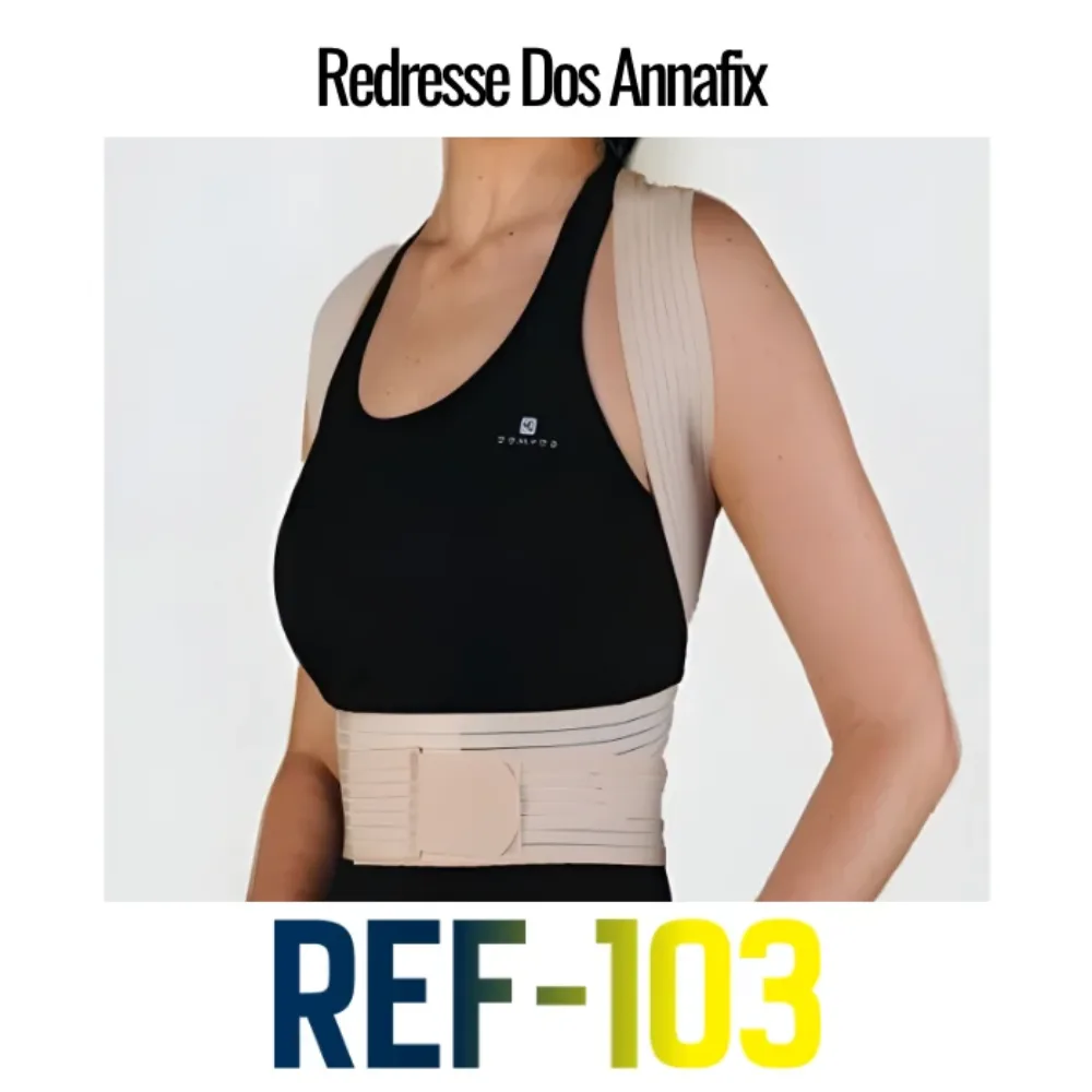 Redresse dos taille xxl Annafix REF-103, rappel postural à bretelles croisées, disponible sur uPara Maroc