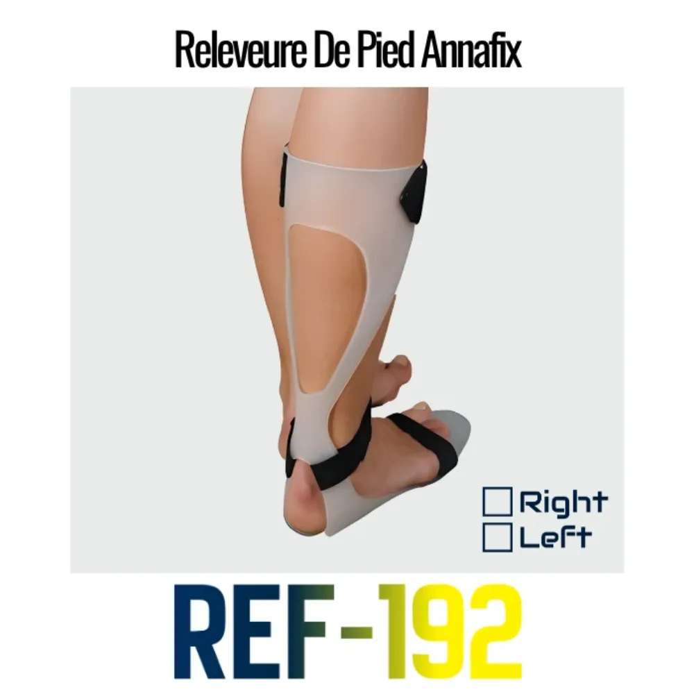 Orthèse releveure pied droit taille L de la marque Annafix, disponible sur uPara Maroc