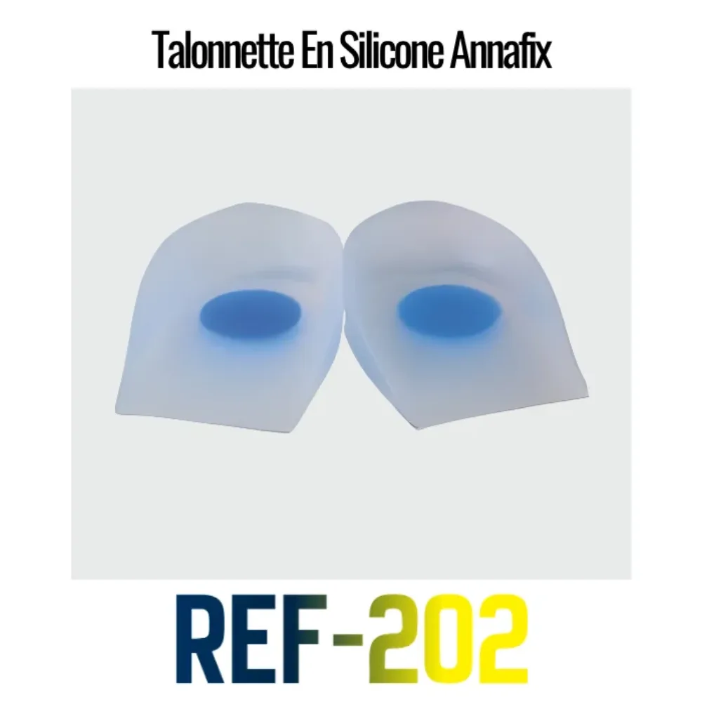 Insert de talon Annafix REF-202, talonnette silicone taille Large, dispositif de confort disponible sur uPara Maroc