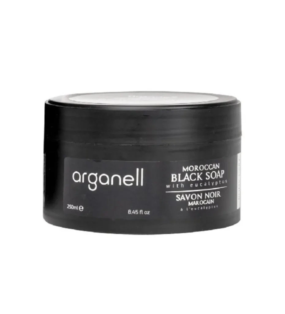 Arganell Savon Noir Eucalyptus Moroccan 250ml, hygiène corps, disponible sur uPara Maroc