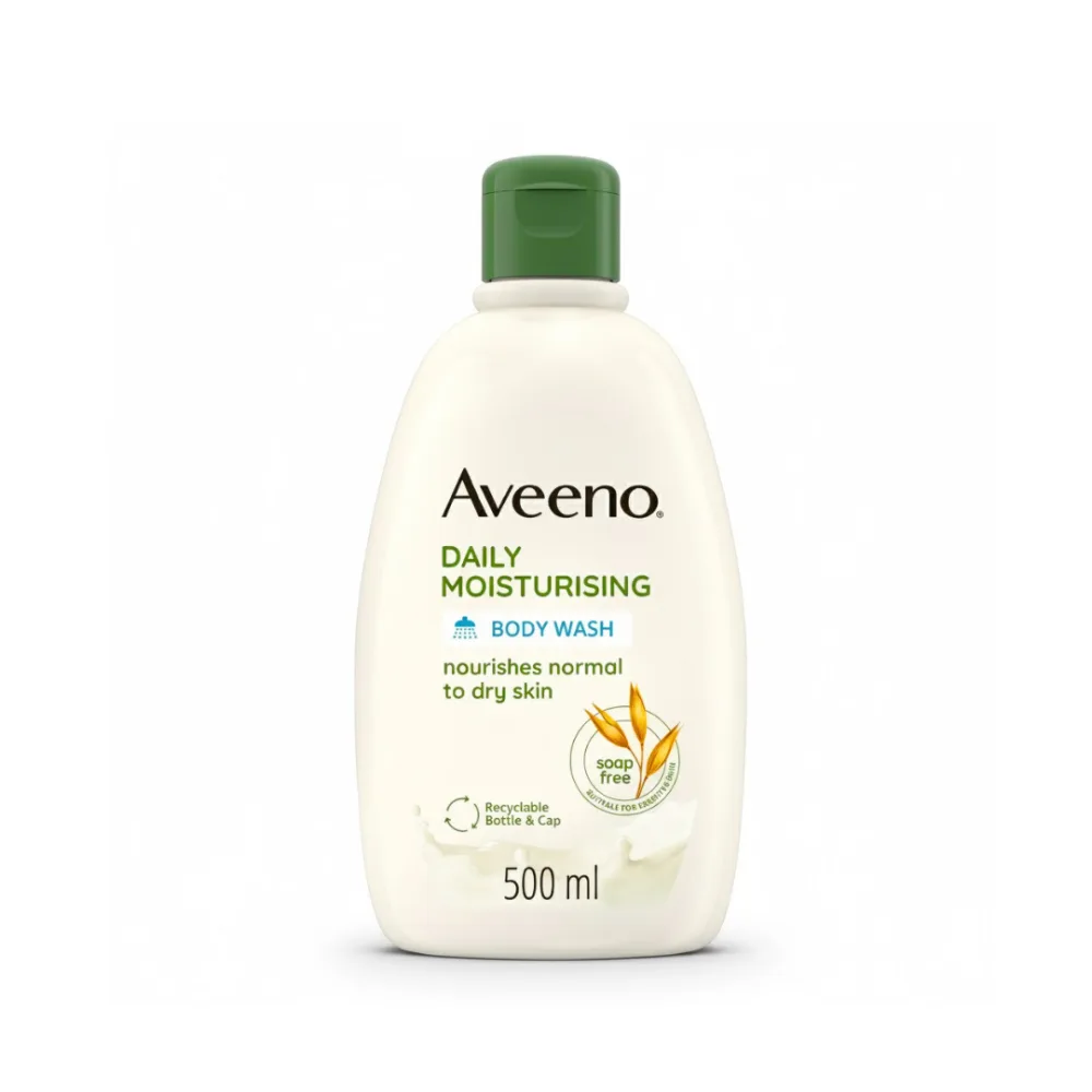 Aveeno Daily Moisturising Body Wash 500ml, hygiène corps, disponible sur uPara Maroc