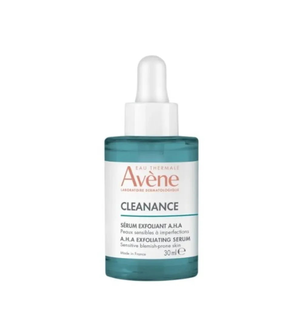 Sérum exfoliant A.H.A eau thermale avene cleanance pour peau grasse à imperfections, disponible sur uPara Maroc