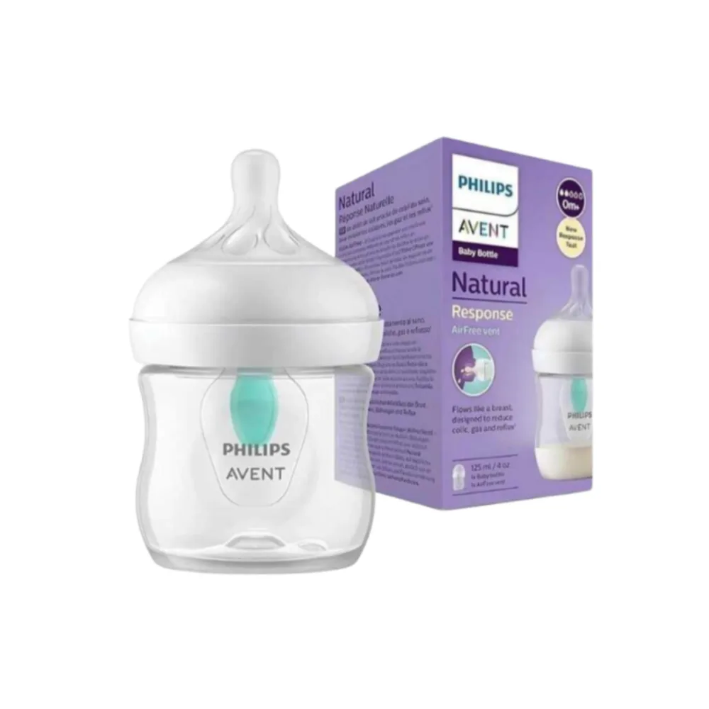 Avent Biberon Natural 125ml Valve Air Free Scf670/01, biberons et tétines, disponible sur uPara Maroc