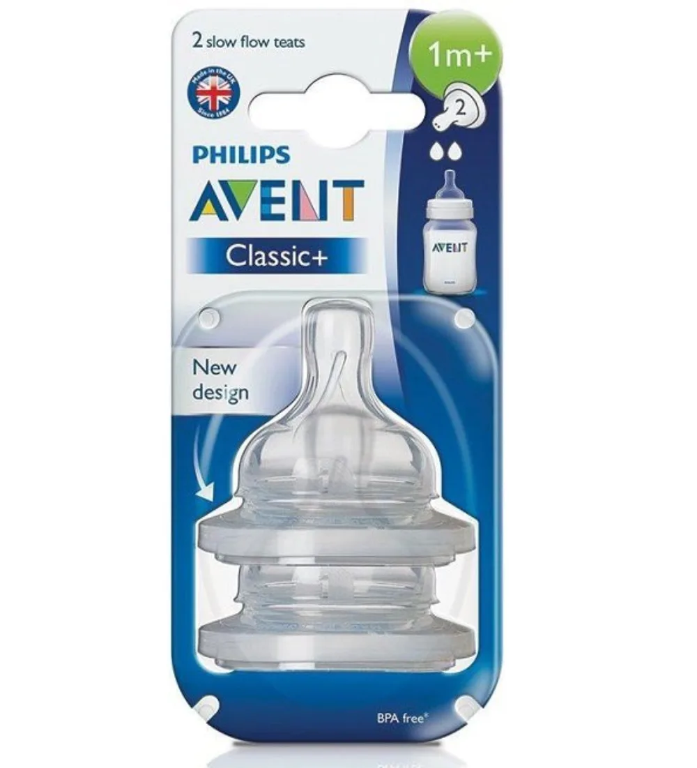tetine scf Avent en silicone souple pour biberon Classic, disponible sur uPara Maroc