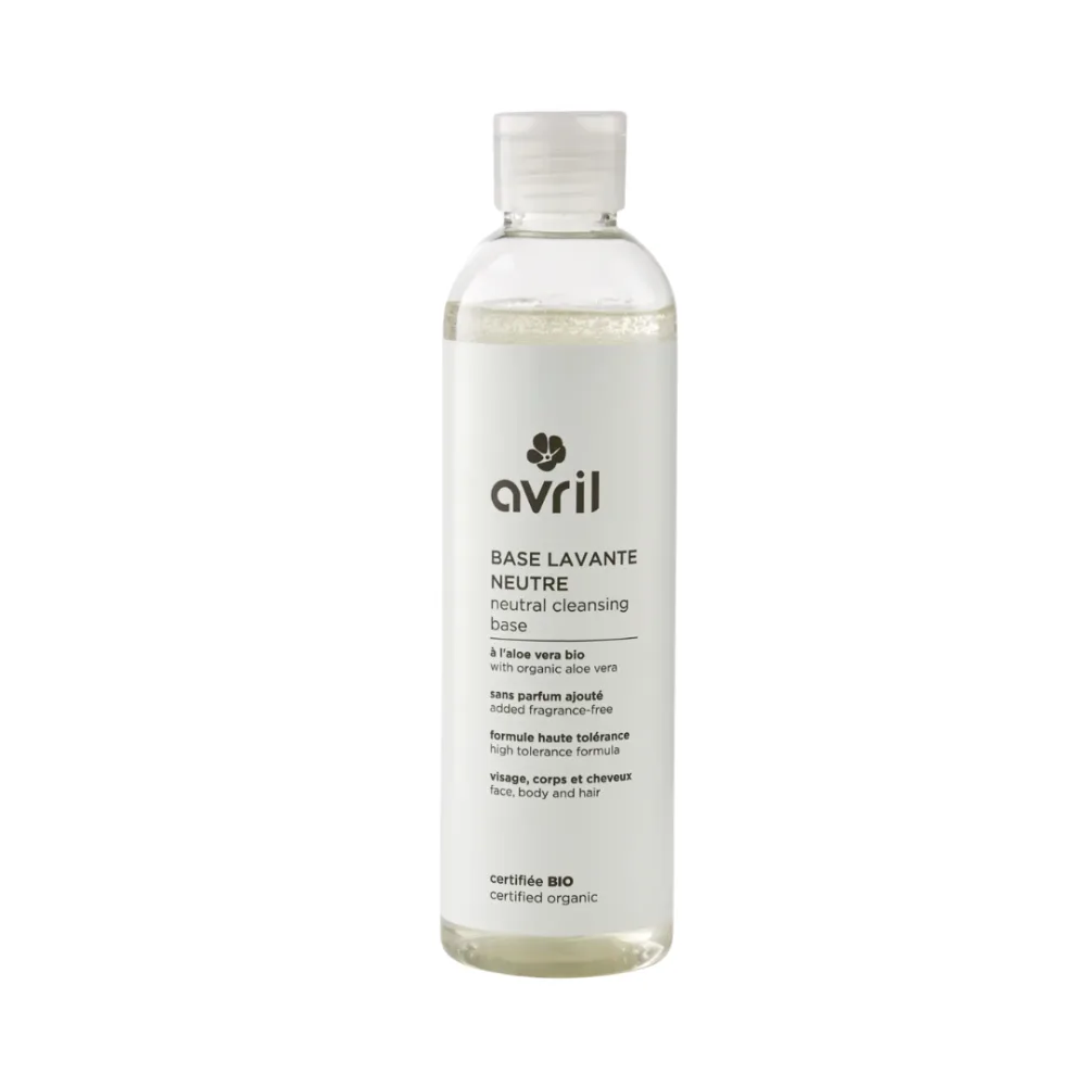 Avril Base Lavante Neutre 240ml, hygiène corps, disponible sur uPara Maroc