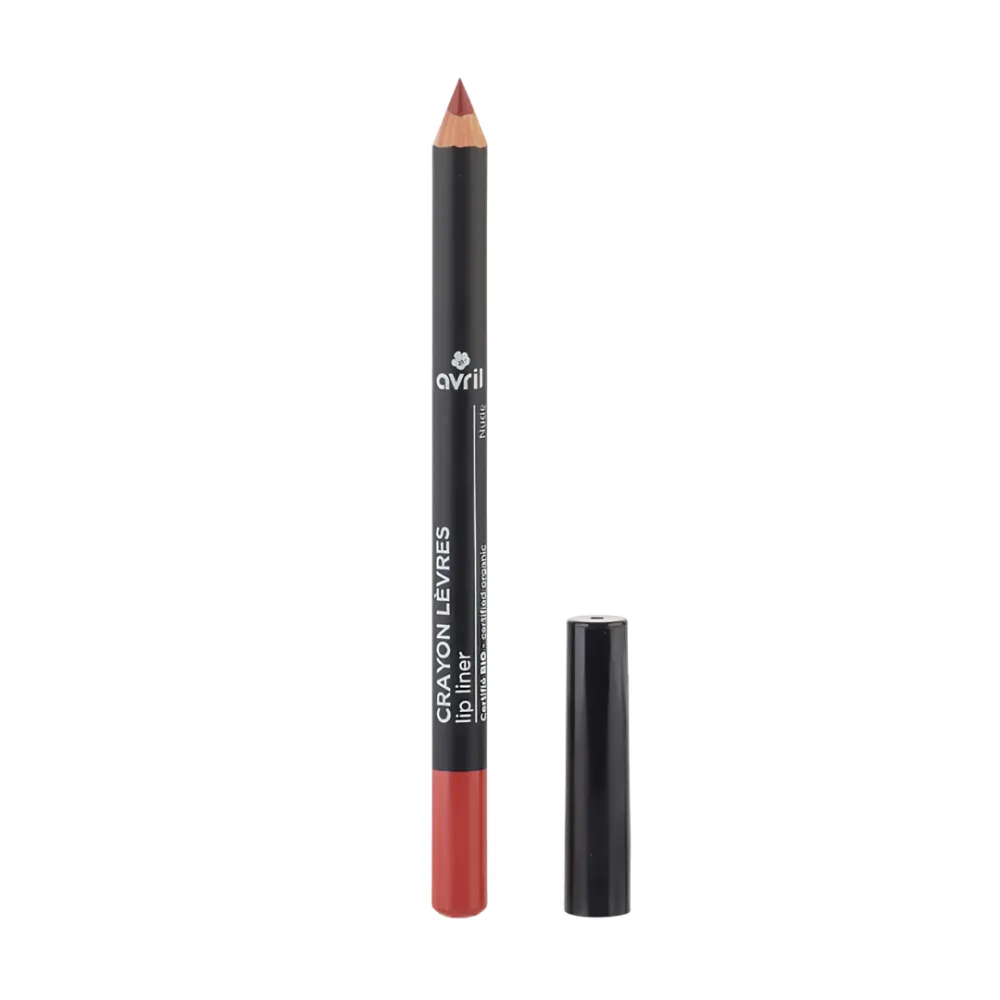 Crayon contour des levres Avril teinte nude, mine ferme pour dessiner la ligne de la bouche, disponible sur uPara Maroc