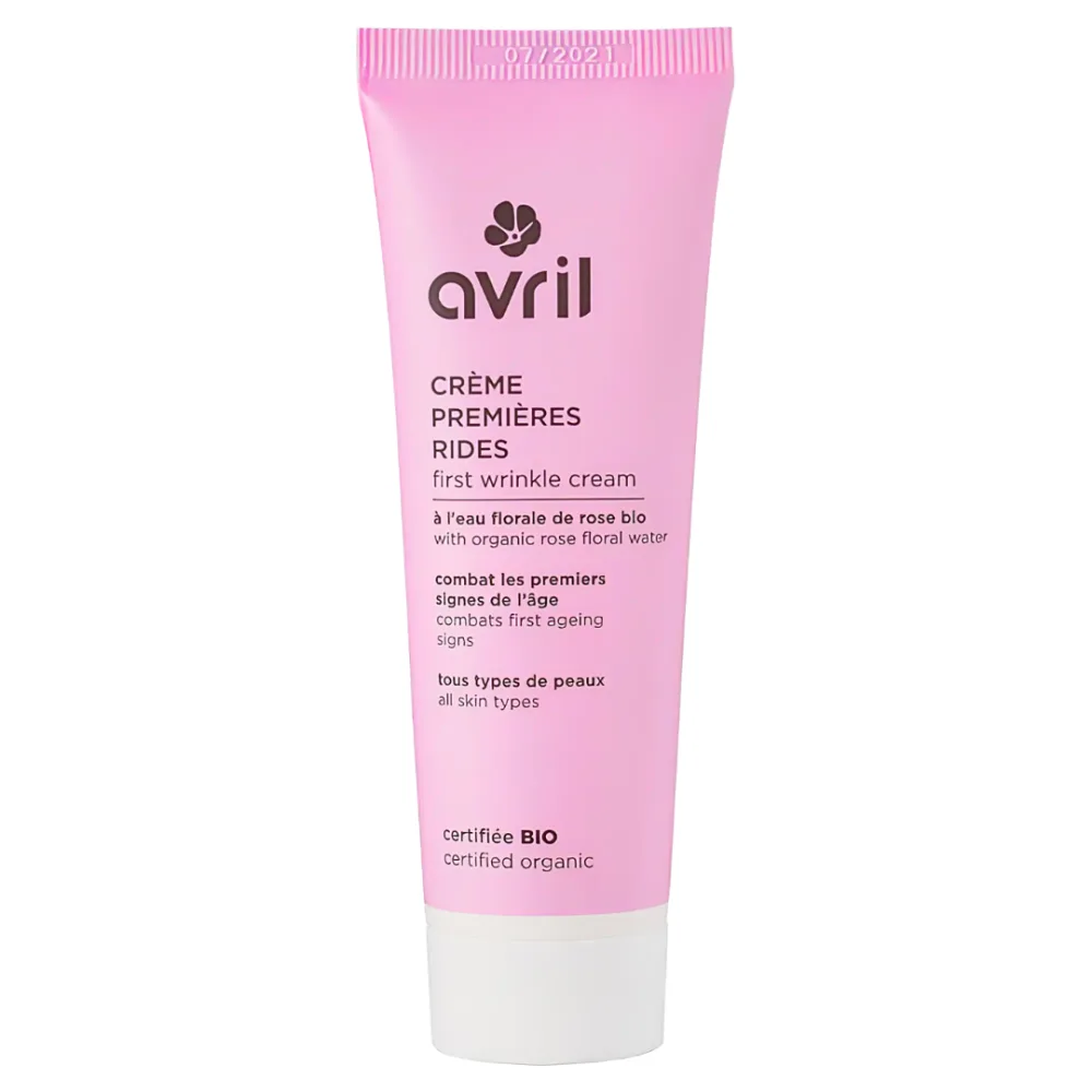 Pot de creme premiers rides Avril 50 ml, soin visage hydratant pour tous types de peau, disponible sur uPara Maroc