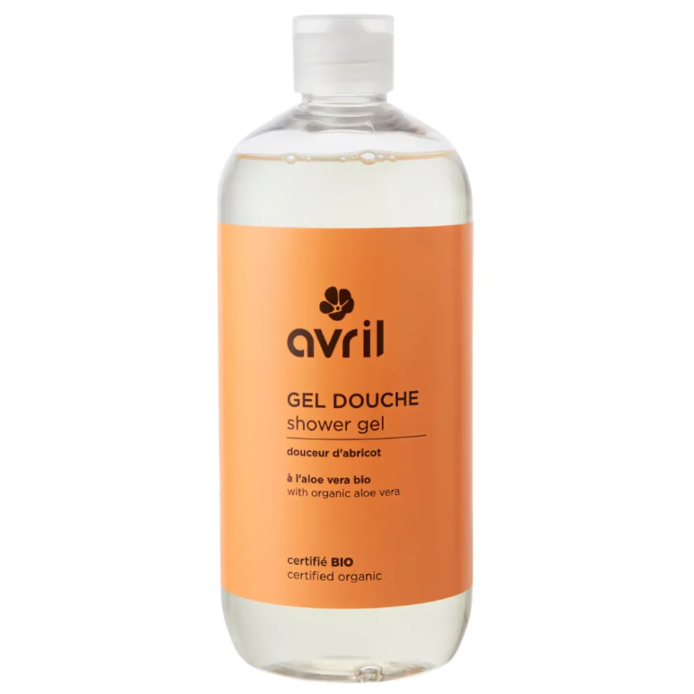 Avril Gel Douche Coeur D’abricot 500ml, hygiène corps, disponible sur uPara Maroc