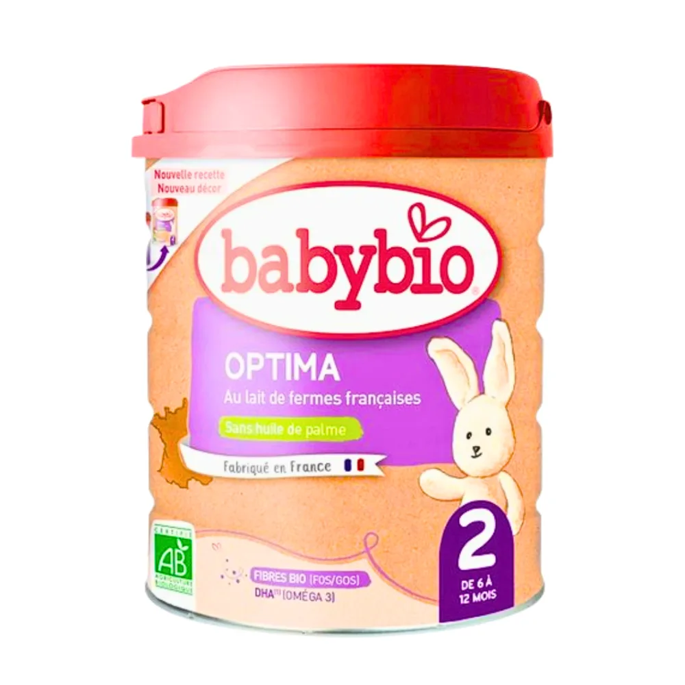 Babybio Optima 2 400g, alimentation bébé, disponible sur uPara Maroc