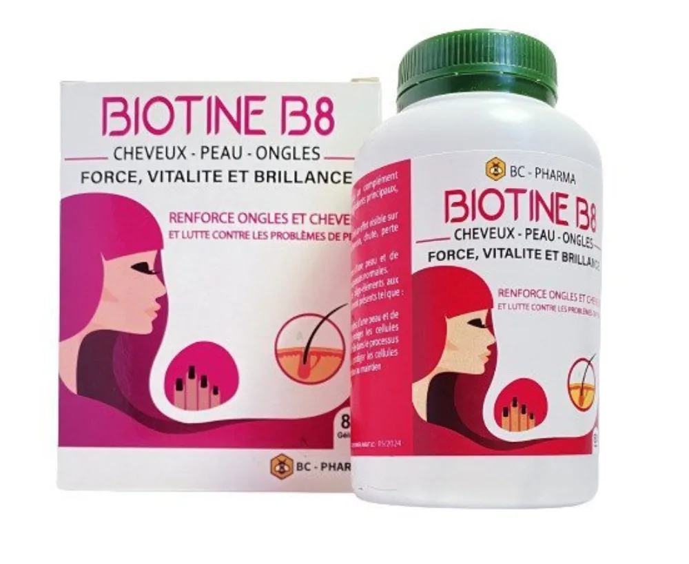 biotine b8 fortifiante BC Pharma boîte de 40 gélules, disponible sur uPara Maroc
