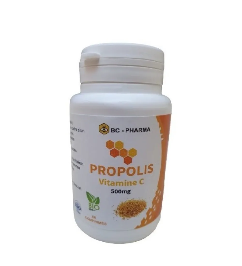 Boîte de propolis vitamine c 400mg BC Pharma, complément alimentaire disponible sur uPara Maroc