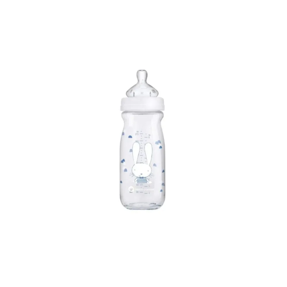 Biberon verre emotion pp Bébé Confort 270 ml col large 0-12 mois, disponible sur uPara Maroc