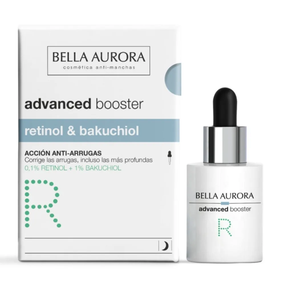 Bella Aurora Advanced Booster Retinol & Bakuchiol 30ml, sérums, disponible sur uPara Maroc
