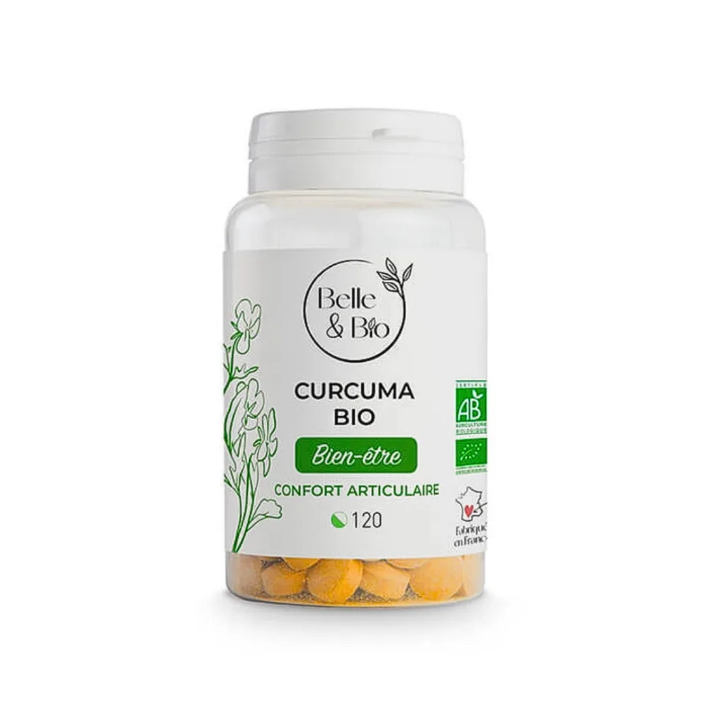 Belle & Bio Curcuma 120 Gelules, compléments alimentaires, disponible sur uPara Maroc