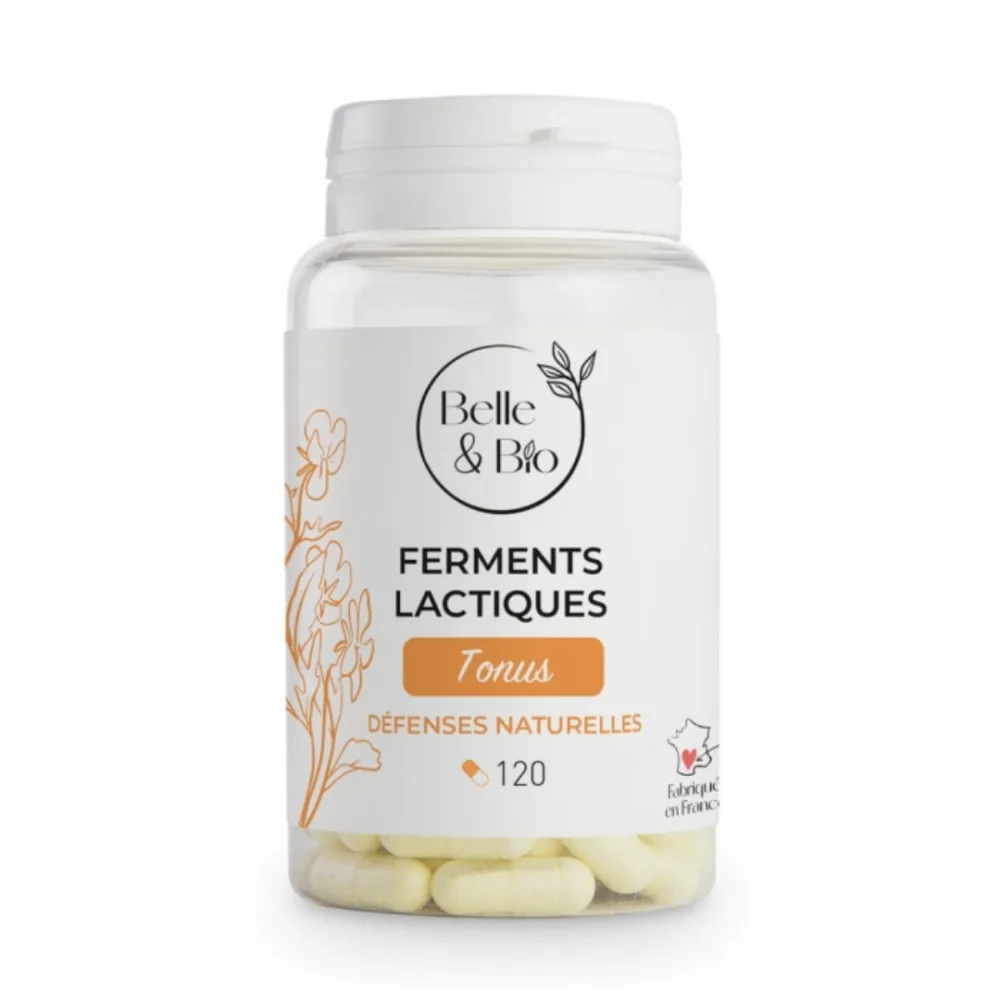 Belle & Bio Ferments Lactiques 120 Gelules, compléments alimentaires, disponible sur uPara Maroc