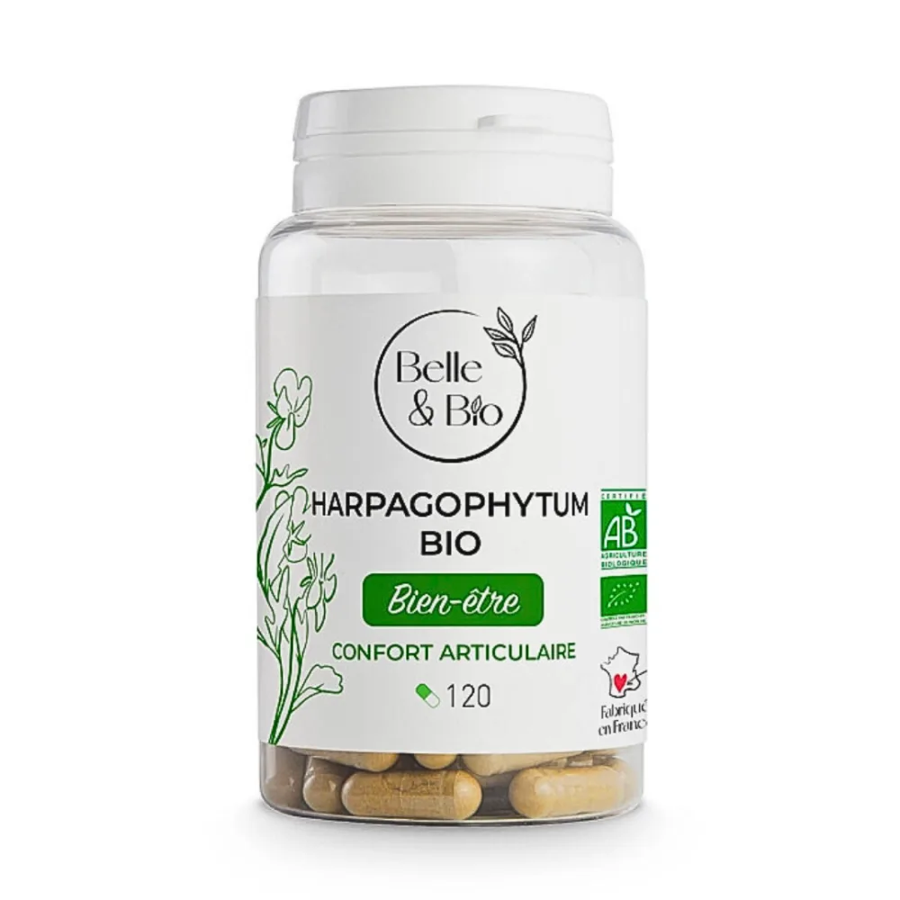 Belle & Bio Harpagophytum 120 Gelules, compléments alimentaires, disponible sur uPara Maroc