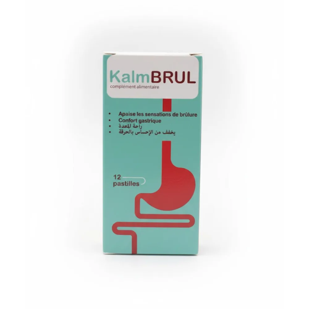 Étui de pastilles à sucer kalmbrul de la gamme Belle Bio, disponible sur uPara Maroc