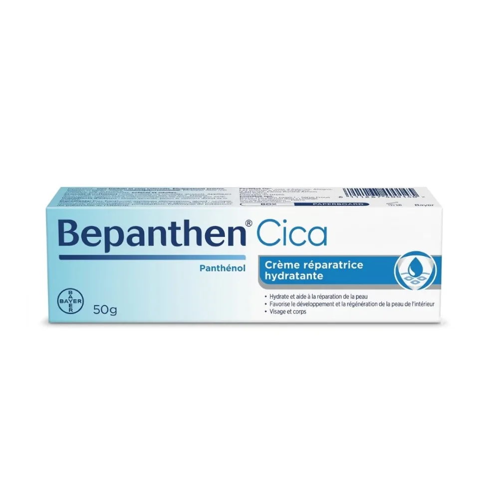 Bepanthen Cica Crème Reparatrice Hydratante 50g, soins du corps, disponible sur uPara Maroc