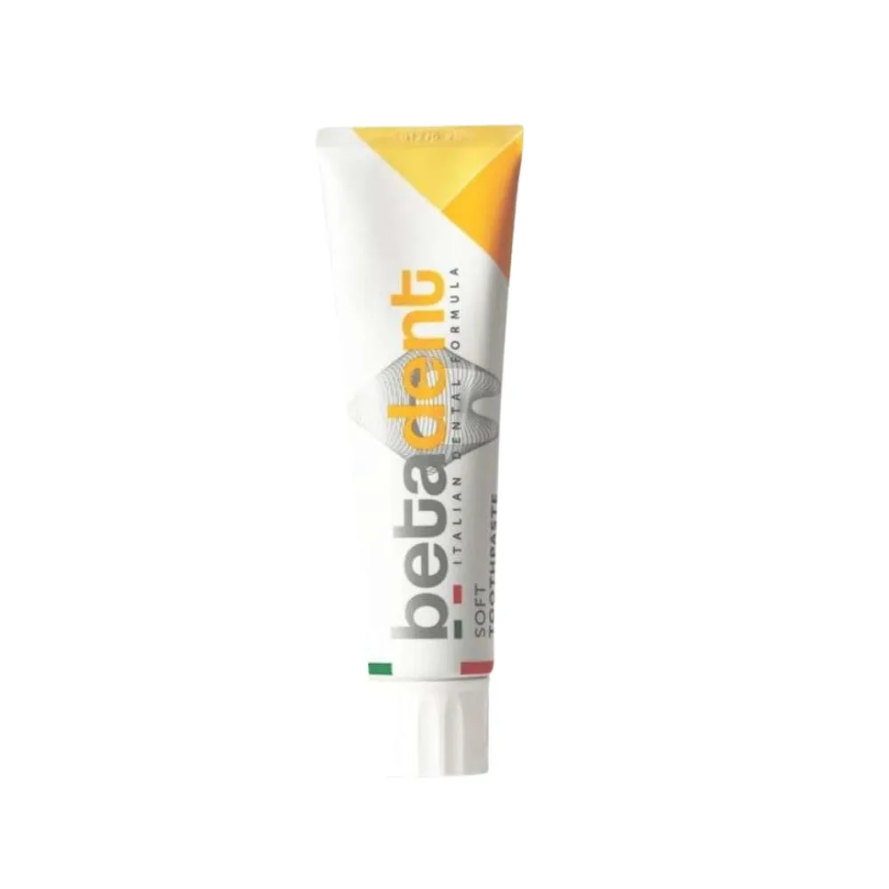Tube de dentifrice Betadent dent soft 100 ml pour dents sensibles, disponible sur uPara Maroc