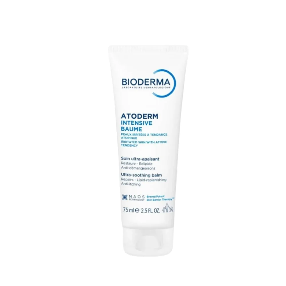 Bioderma atoderm intensive baume 75 ml, soin 2 en 1 pour peaux très sèches, disponible sur uPara Maroc